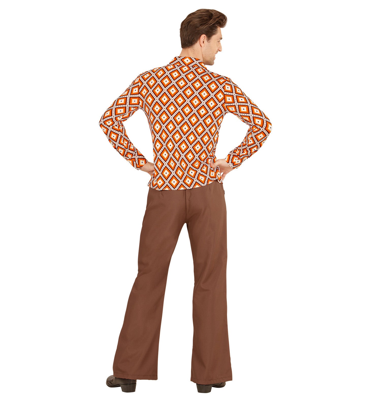 70's Groovy Shirt Rhombus Men's rear