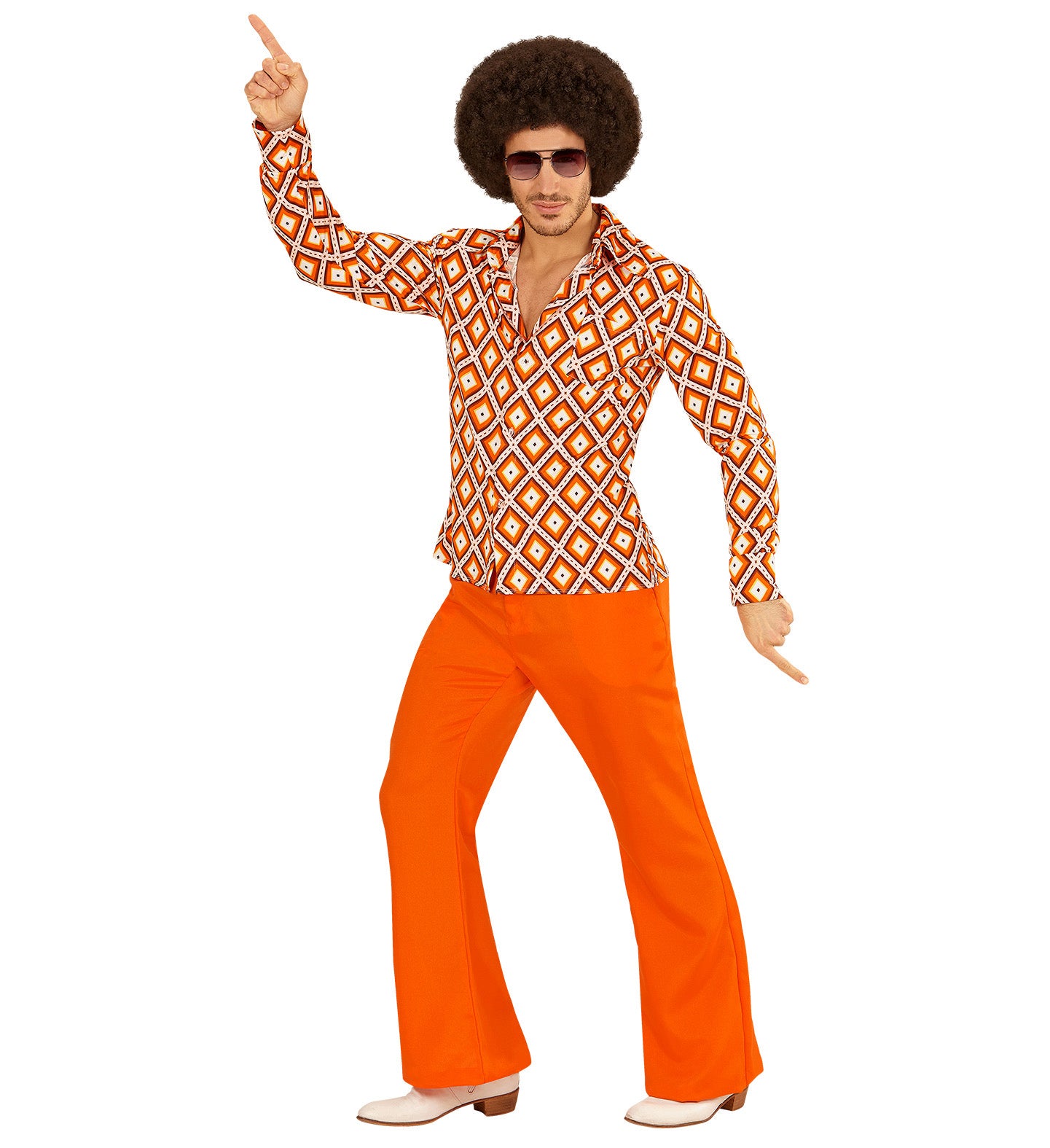 70's Groovy Shirt Rhombus Men's costume