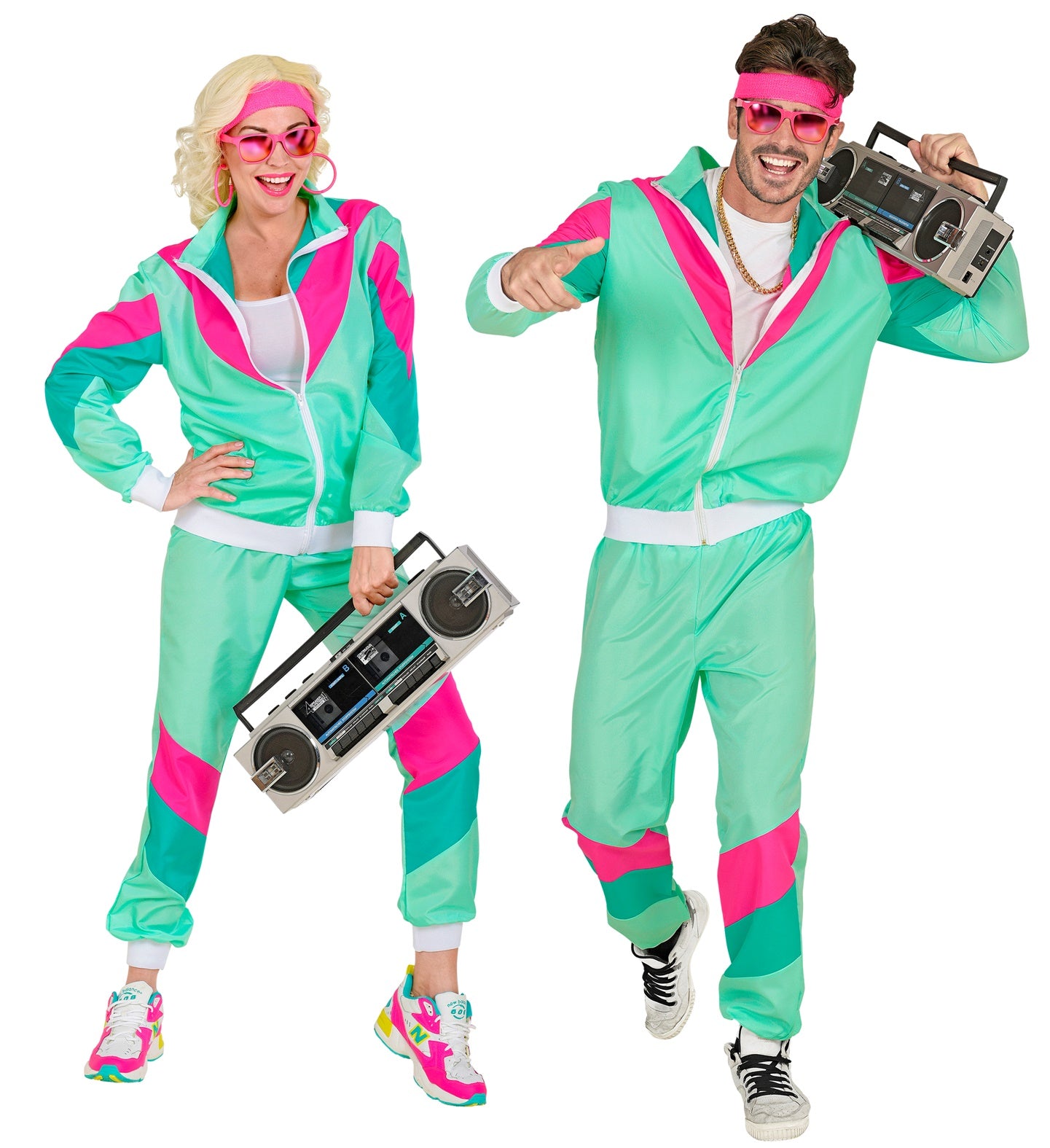 80's Green Shell Suit Costume