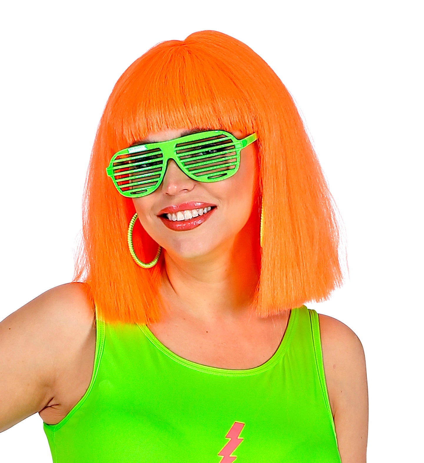 80's Neon Green Shutter Glasses