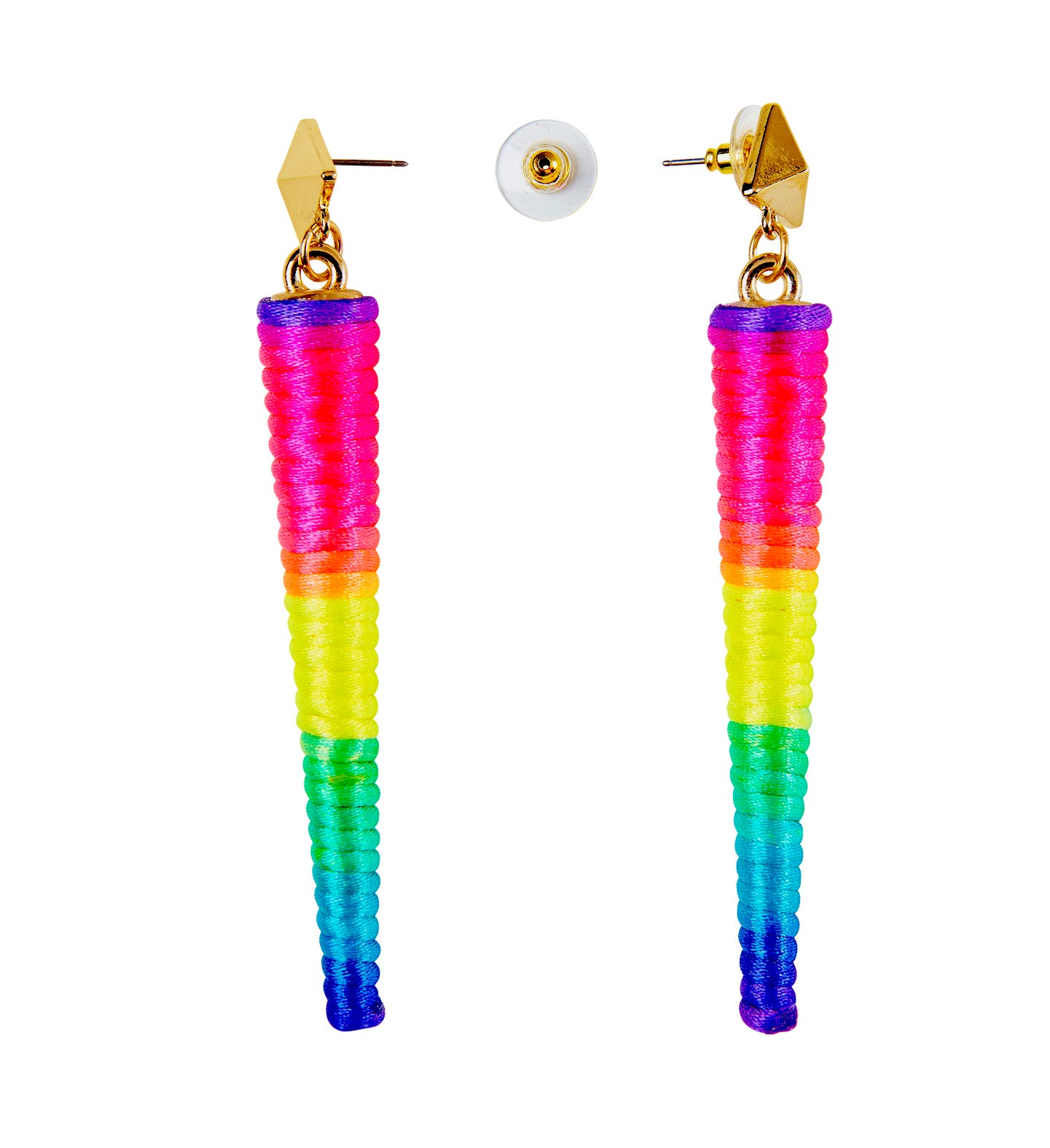 80s Neon Cone Earrings 