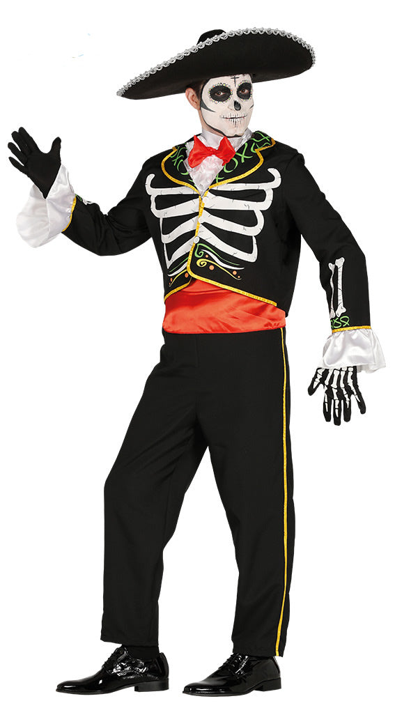 Adult Day of the Dead Senor Mexican Costume