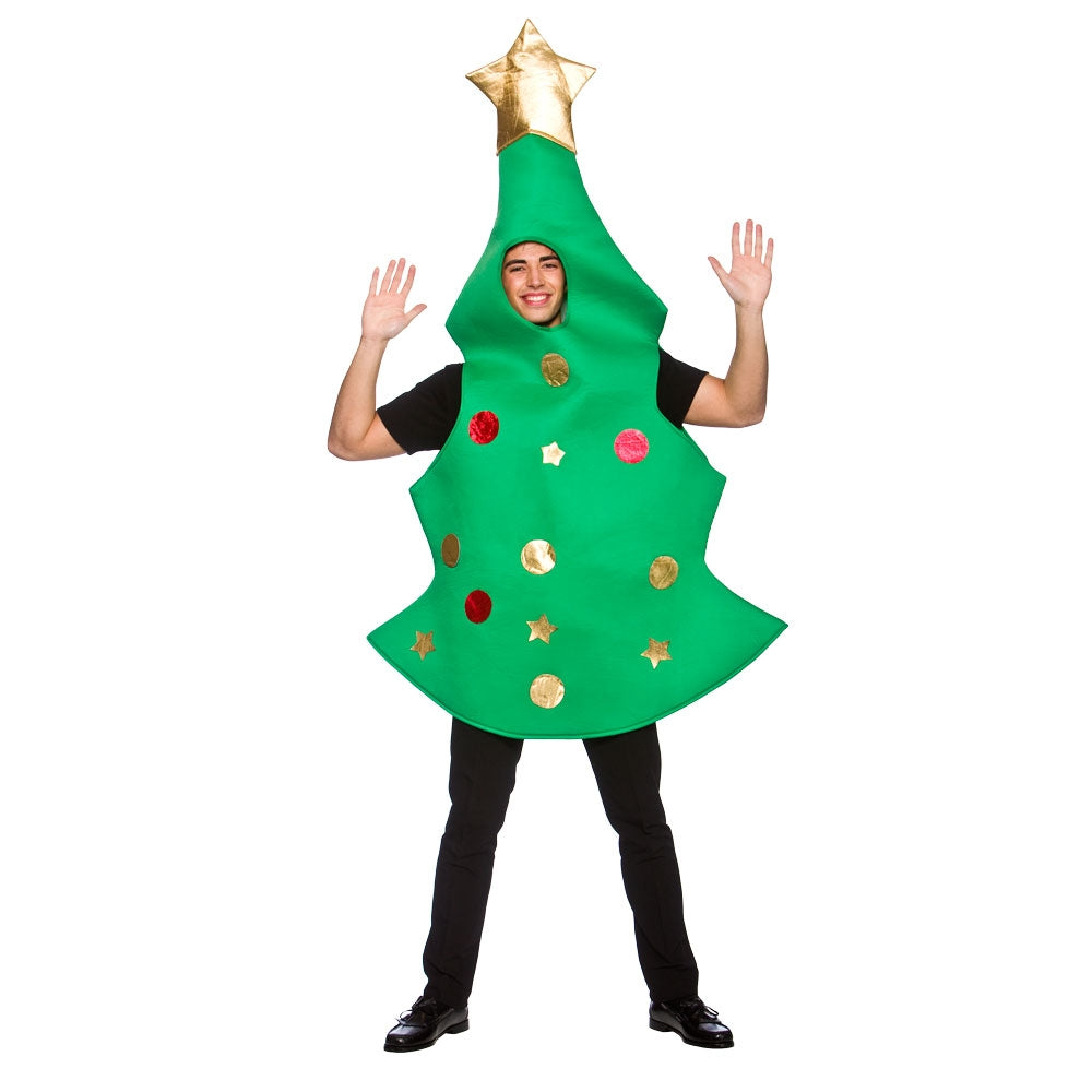 Adult Christmas Tree Fancy Dress Costume 