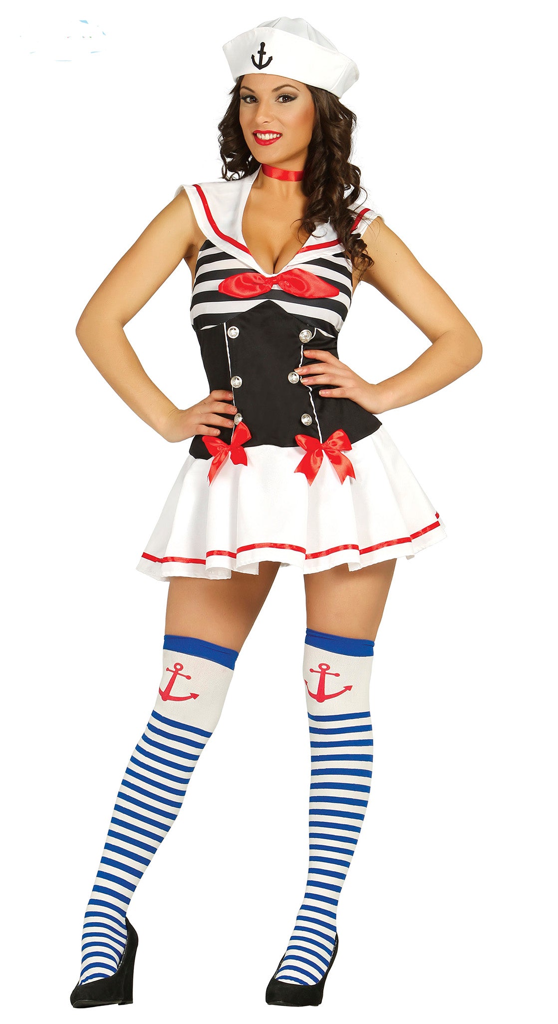 Adult Little Sailor fancy dress costume.