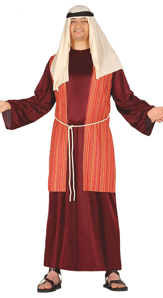 Adult Shepherd Costume Men's Red
