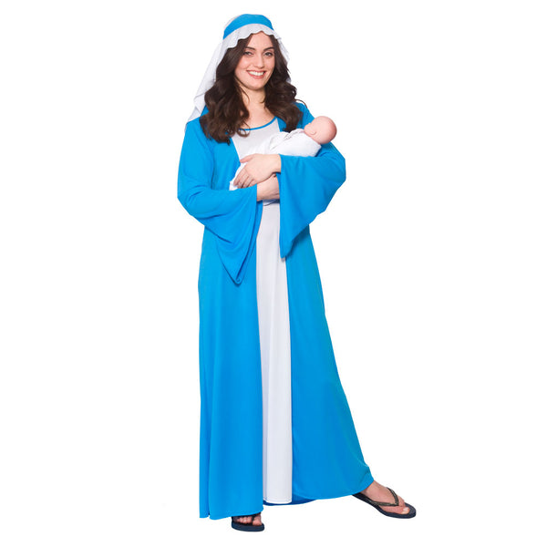 Adult Virgin Mary Nativity Play Costume 