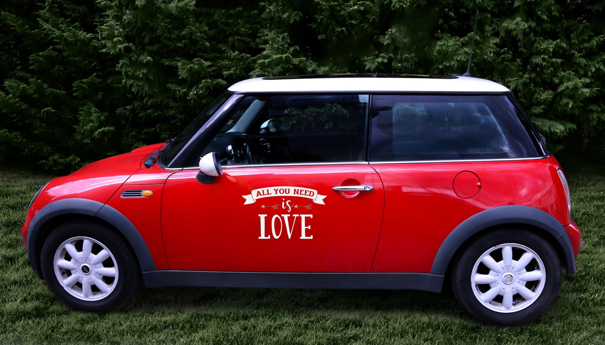 All you need is Love Wedding Car Sticker 