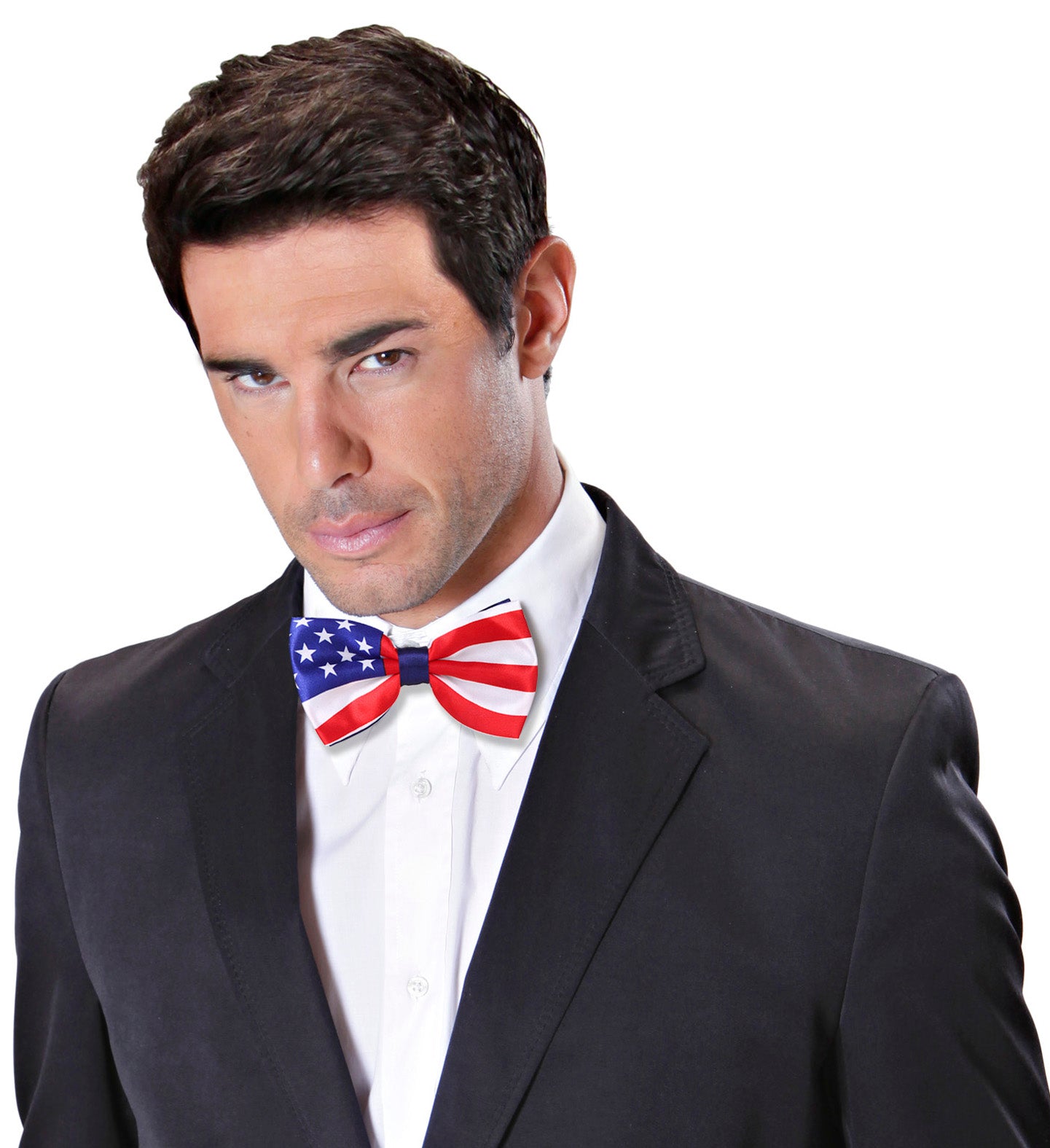 America Stars and Stripes Bow Tie for man