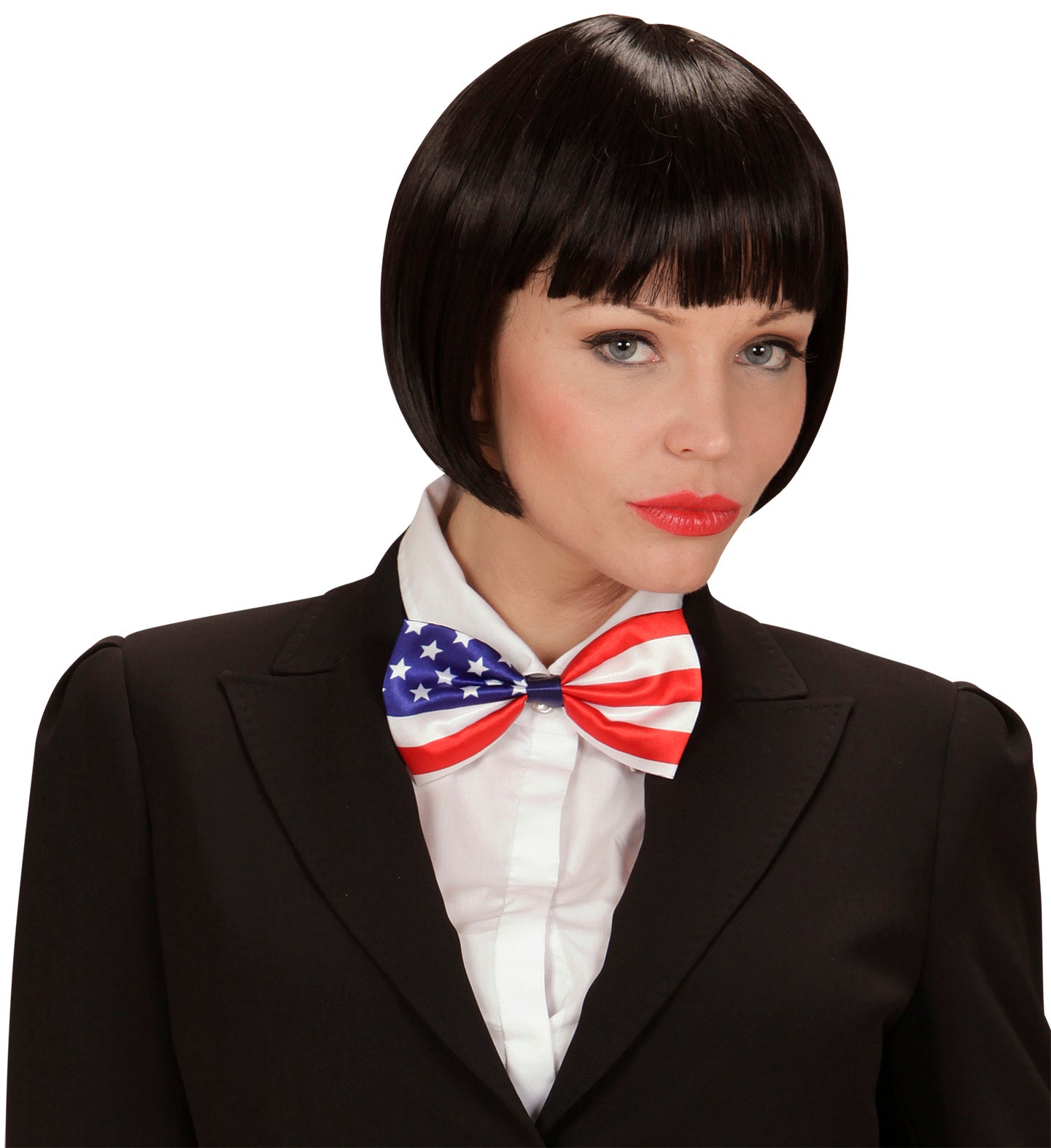 America Stars and Stripes Bow Tie for woman