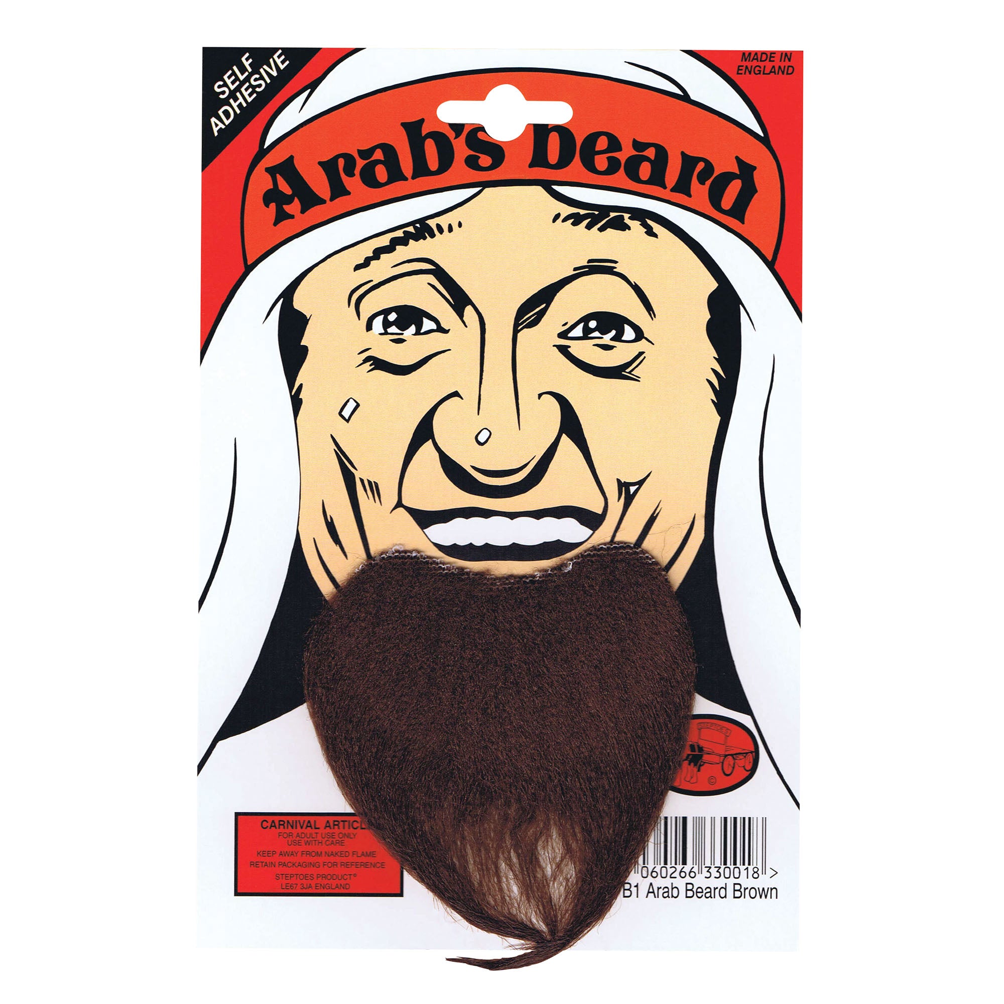Arab Fake Goatee Beard Brown