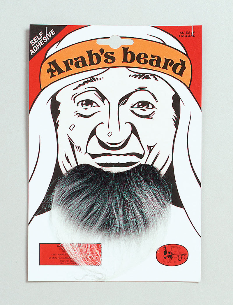 Arab Fake Beard Grey