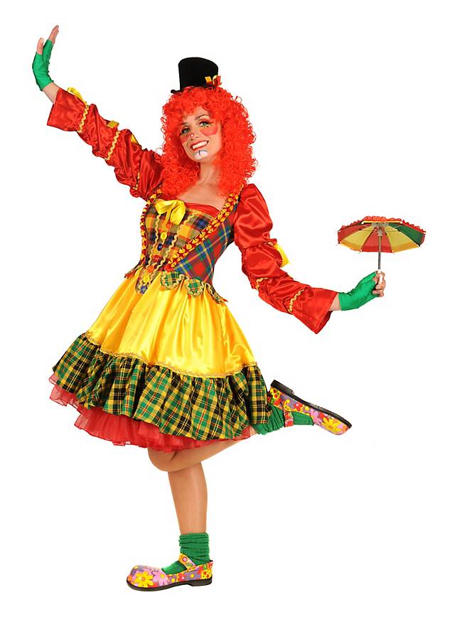 Augusta The Clown Ladies fancy dress costume.