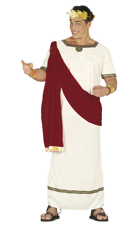Men's Augustus Caesar Roman  fancy dress Costume