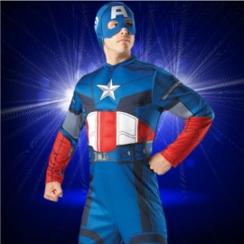 The Avengers Captain America Muscle adult men's Costume