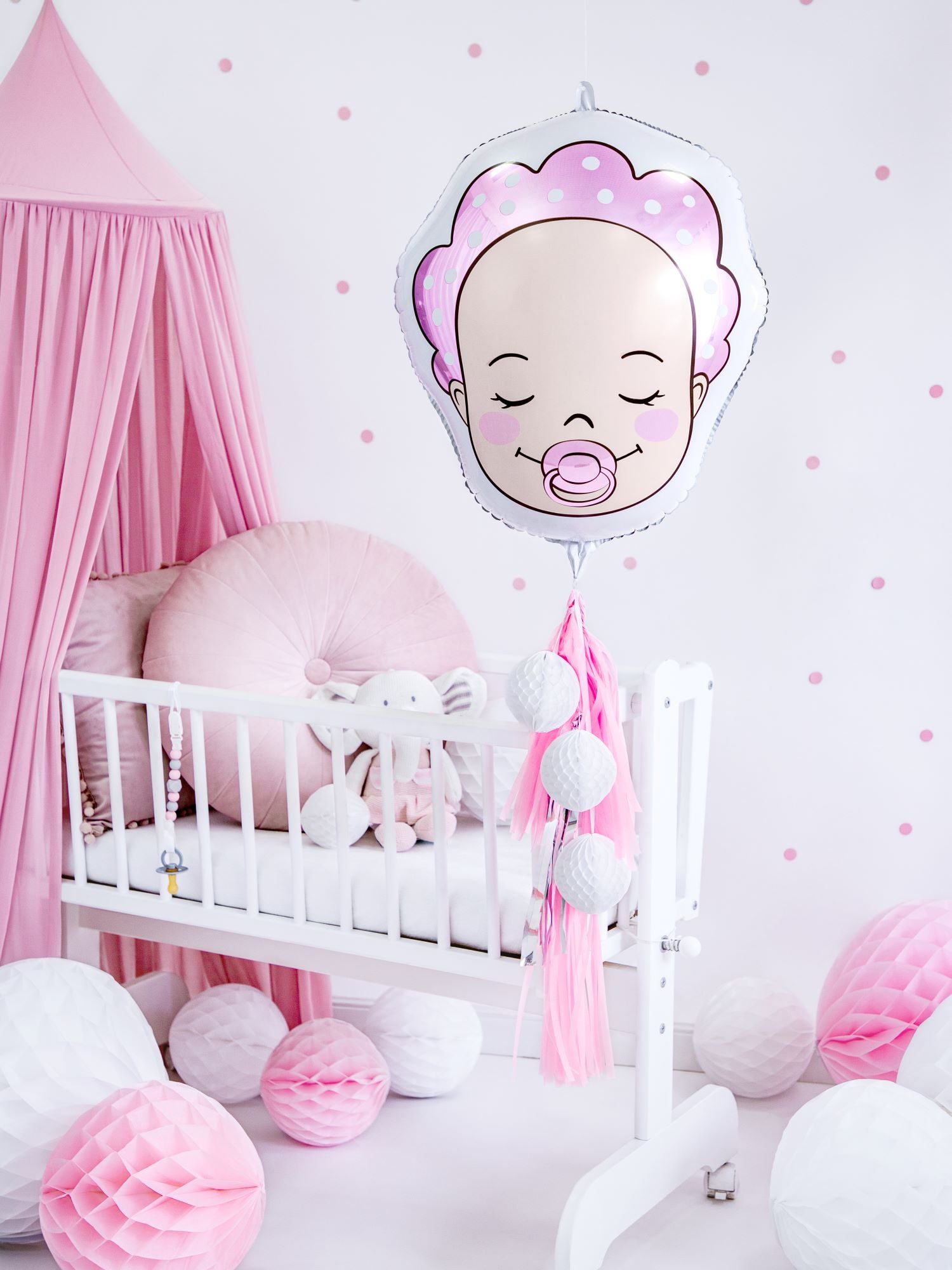 Baby Girl Foil Balloon Pink 40 X 40cm