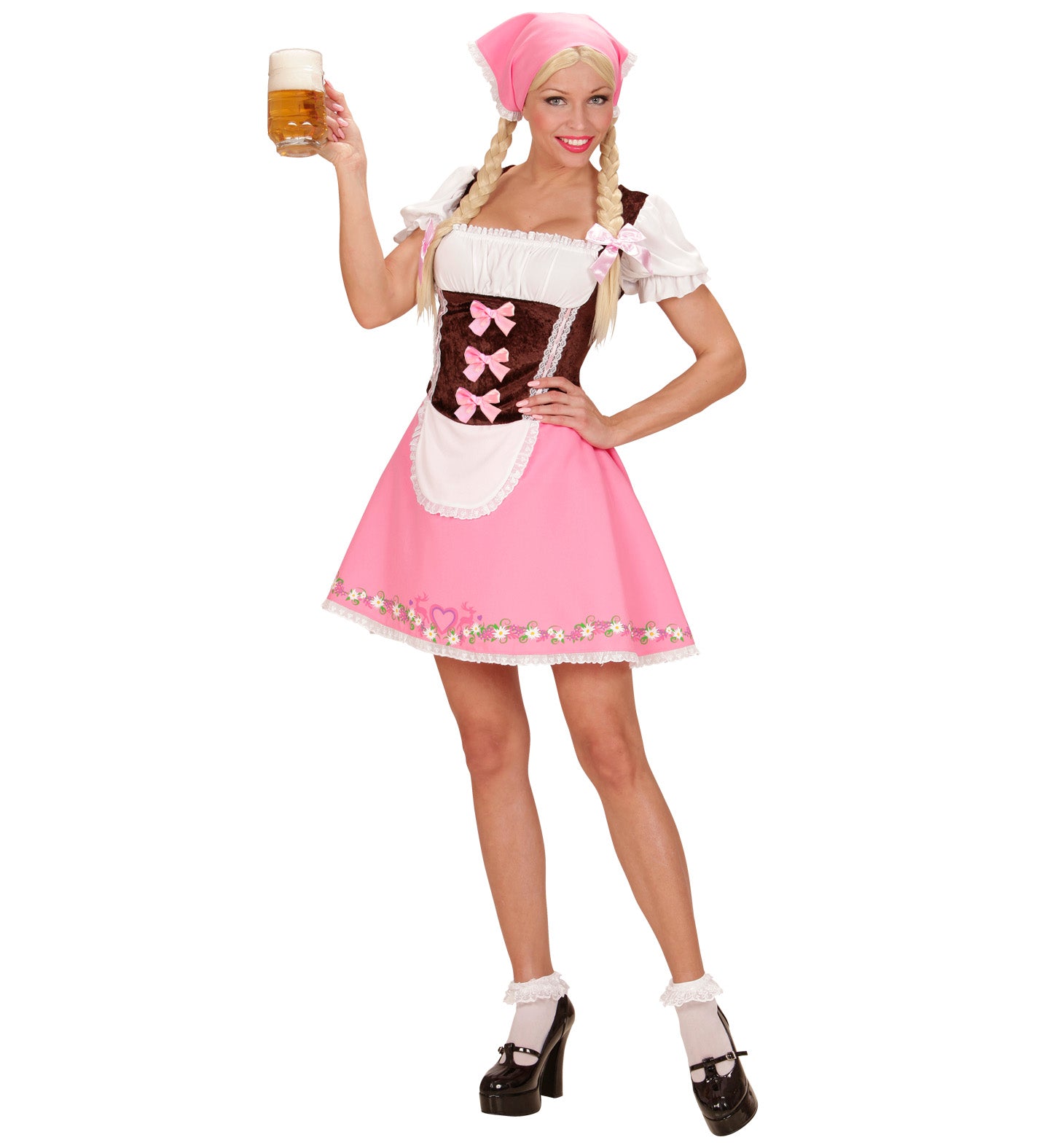 Bavarian Oktoberfest Dirndl outfit Pink for women