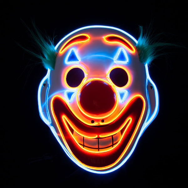 Big Mouth Happy Clown light up mask