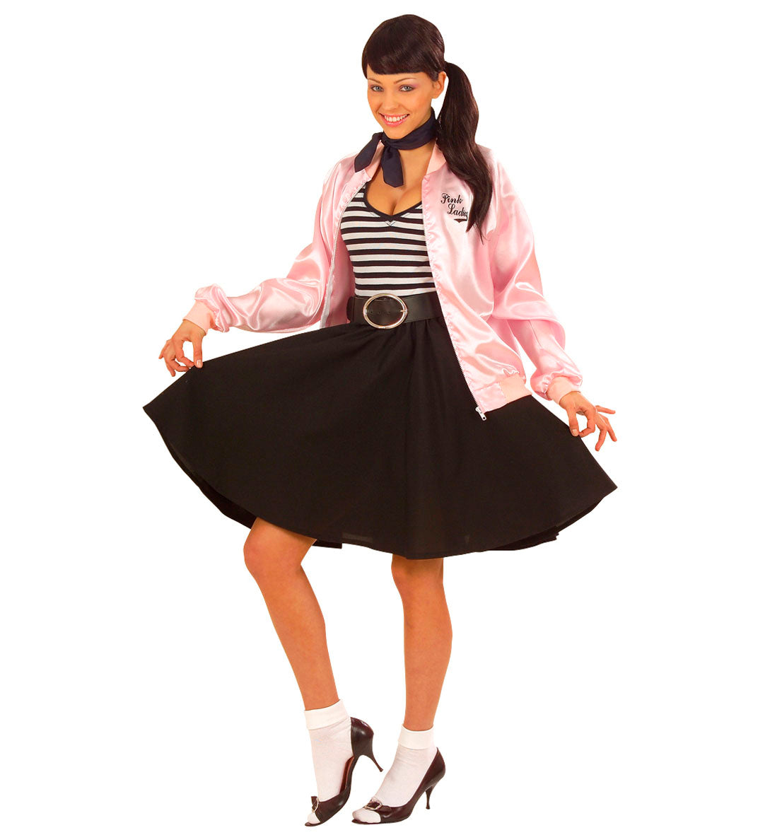 Black 1950's rock n roll skirt costume accessory