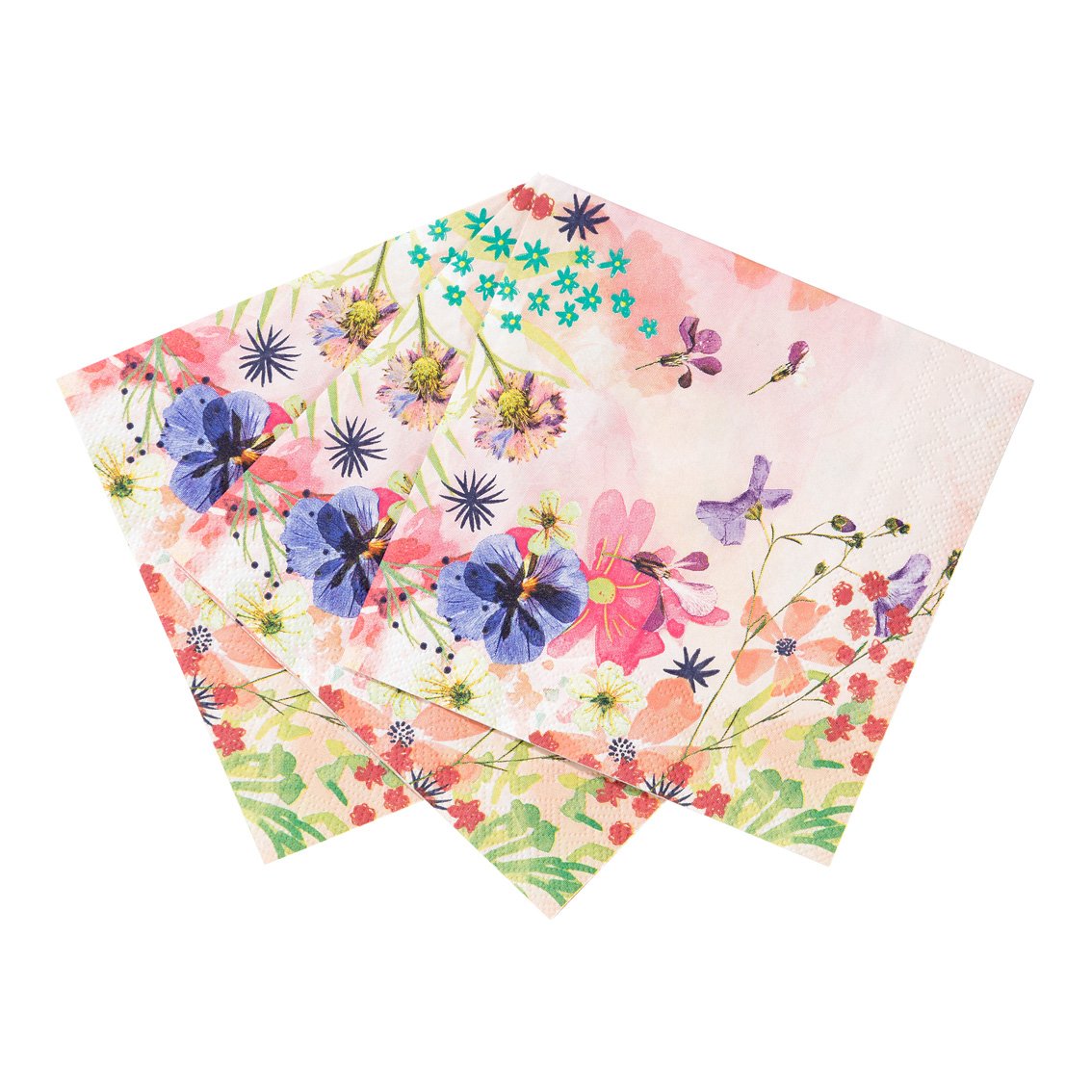 Blossom Girls floral paper Napkins for party
