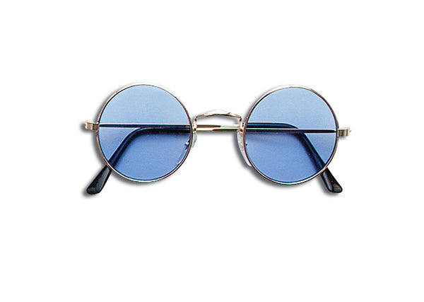 Blue 60's Hippie Glasses