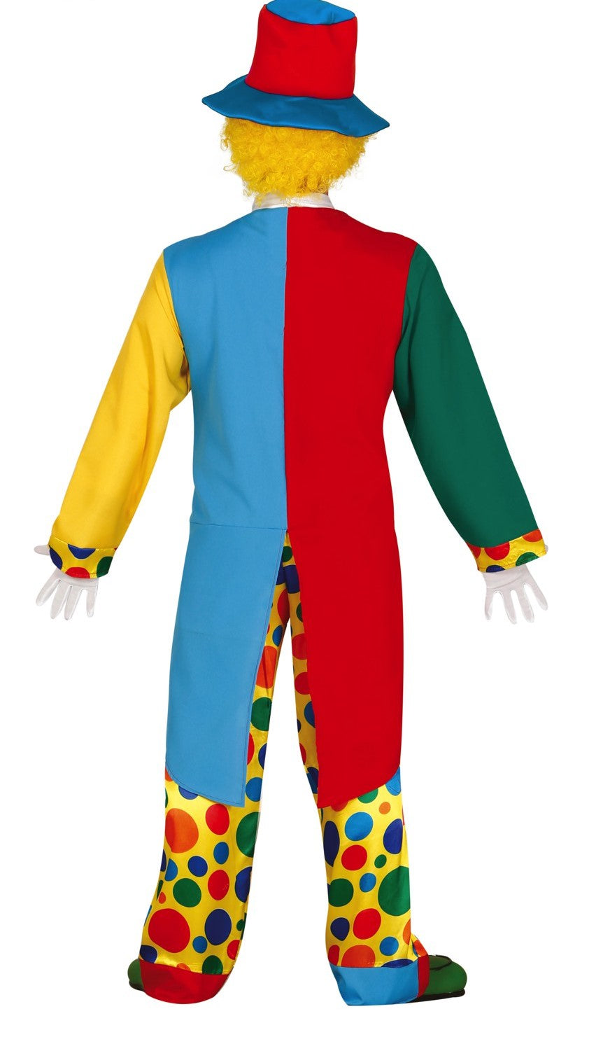 Bobo The Clown Costume Adult rear