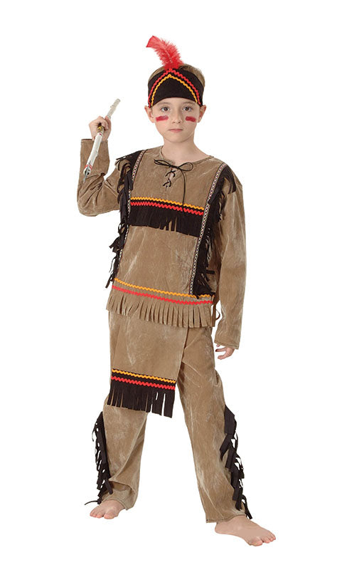 Boys Brave Indian Costume