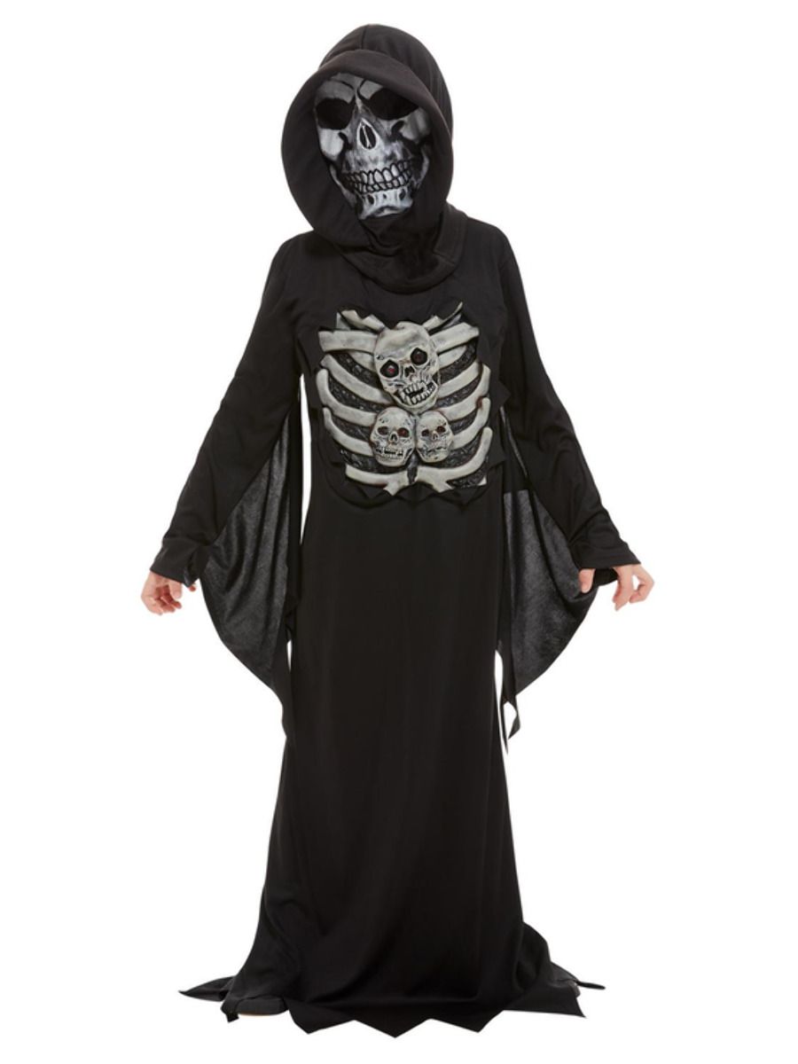 Boys Skeleton Reaper Halloween outfit Black