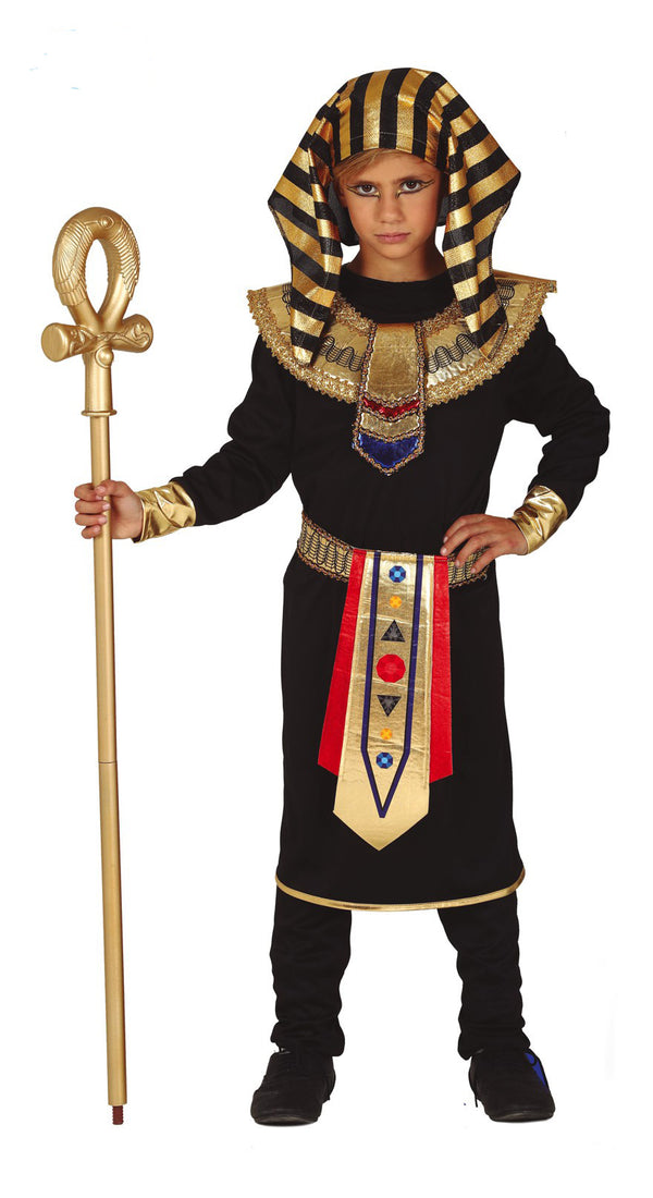 Egyptian Pharaoh fancy dress costume black Boys