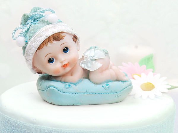 Baby Boy with Pillow Cake Topper