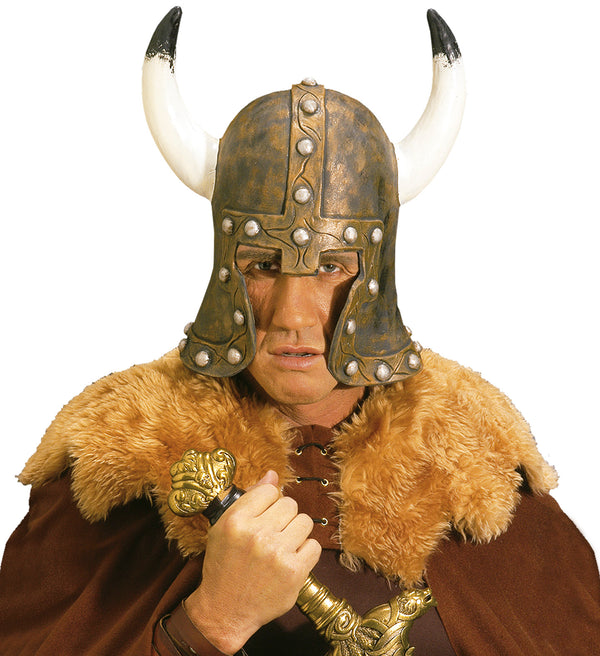 Bronze Barbarian Helmet Latex