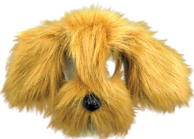 Brown Shaggy Dog with Sound Mask