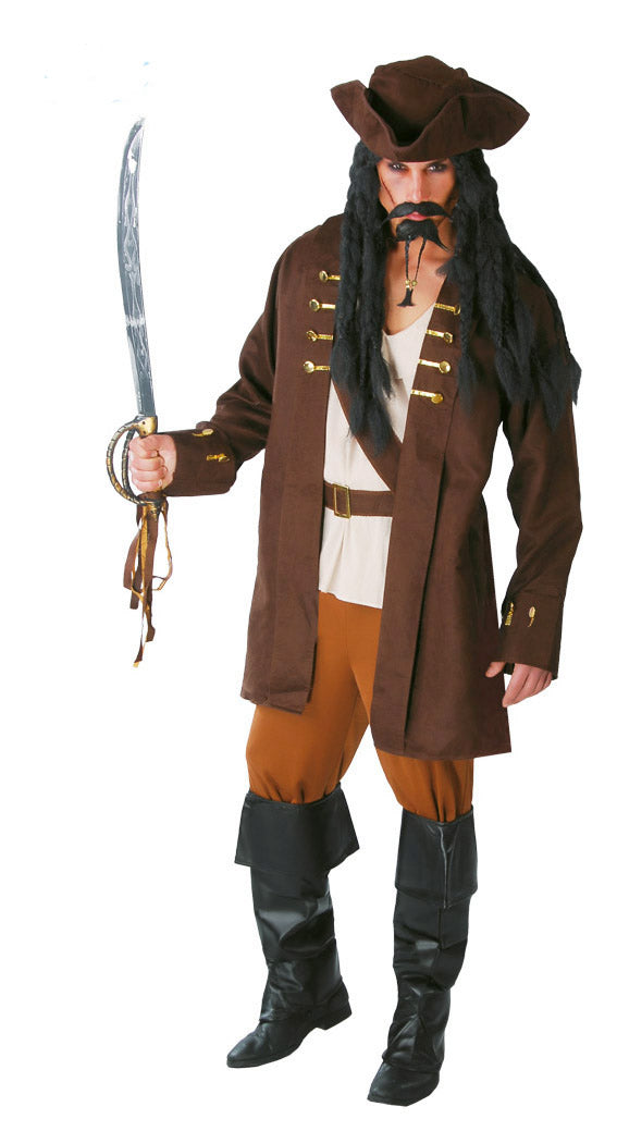 Buccaneer Pirate Captain Fancy Dress Costume 