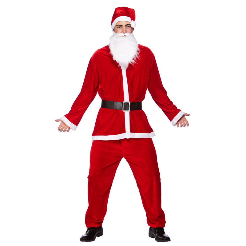 Budget Velour Santa Suit