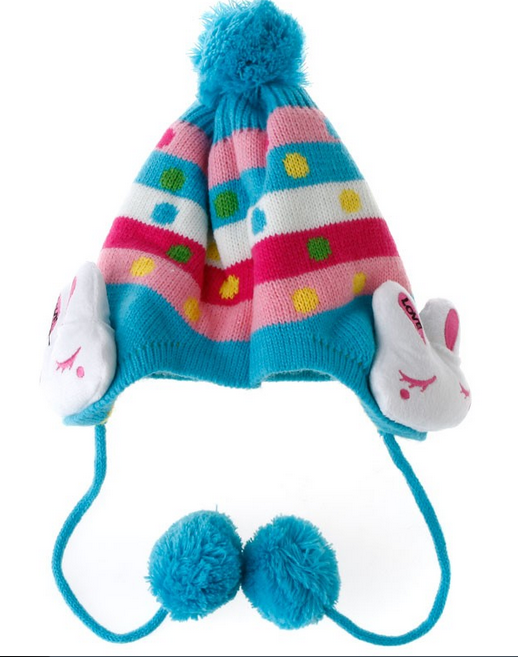Bunny Ear beanie hat for children