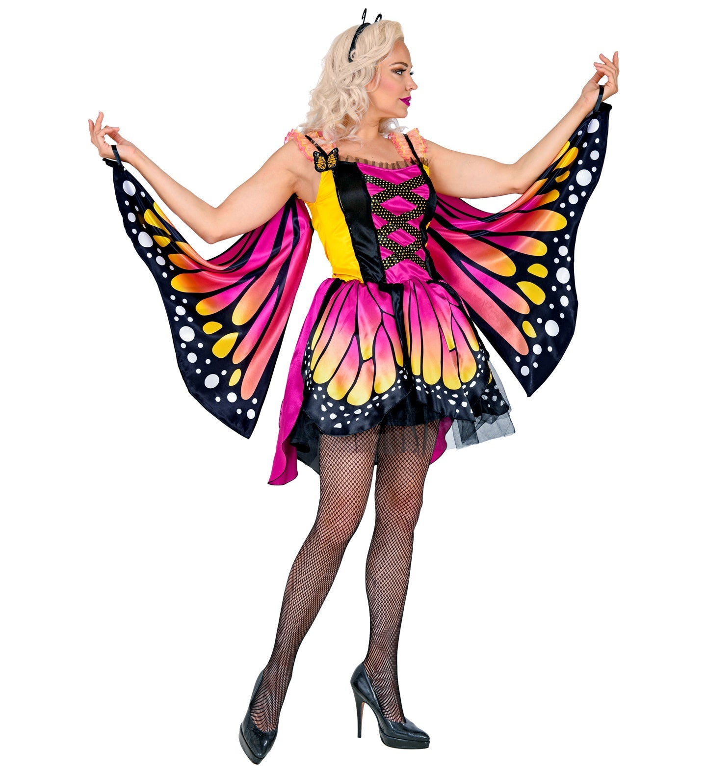 Butterfly outfit Purple and Yellow Adult for women