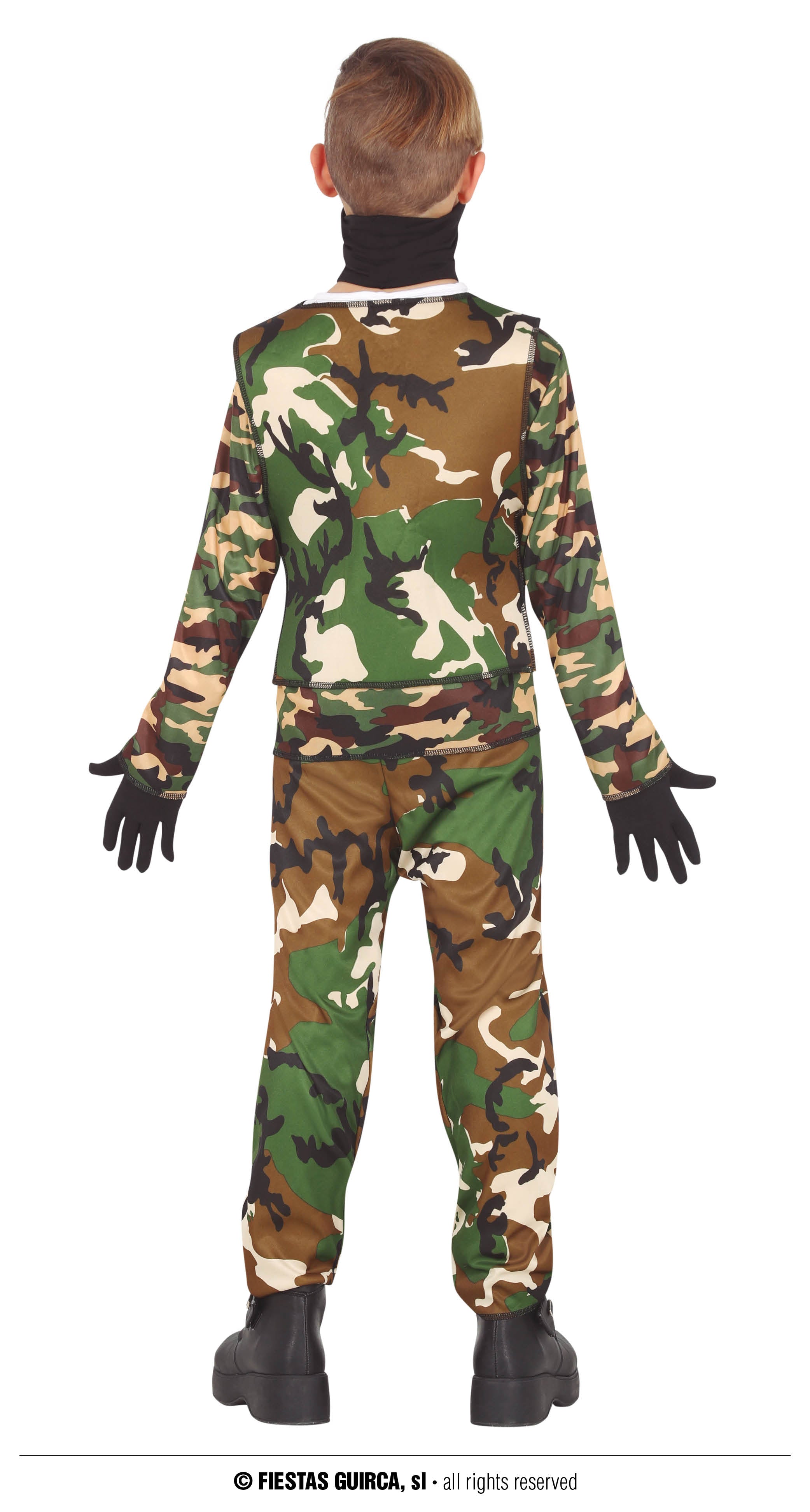 Spooktacular Creations Kids Army Special Forces Costume, Camo