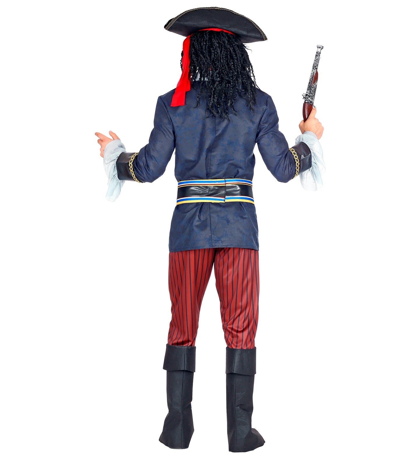 Caribbean Pirate Captain Costume rear