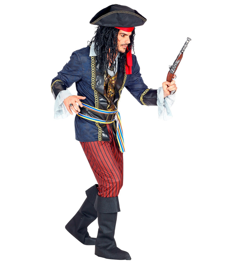 Caribbean Pirate Captain Costume Men's