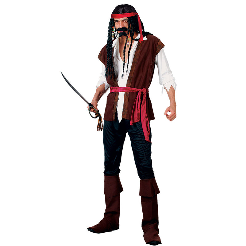 Caribbean Pirate fancy dress Costume Men's