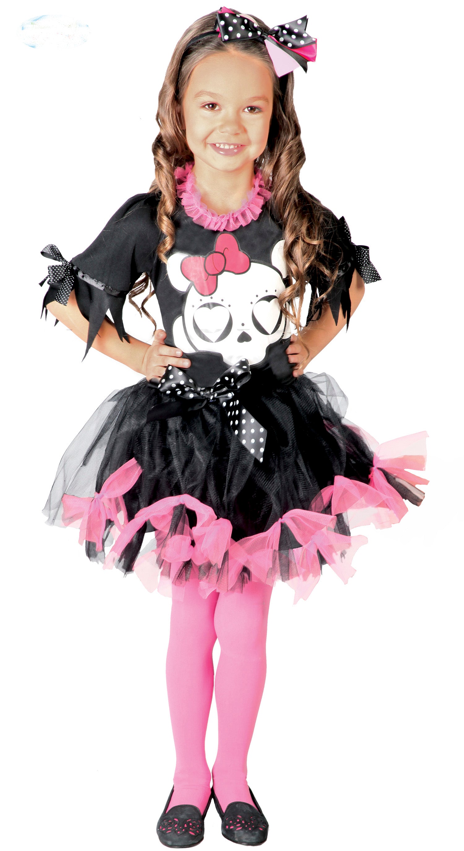 Child Skull Girl Halloween Costume