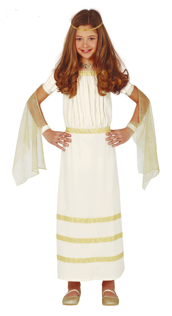 Children's Roman Empress or Goddess dress up costume for girls..