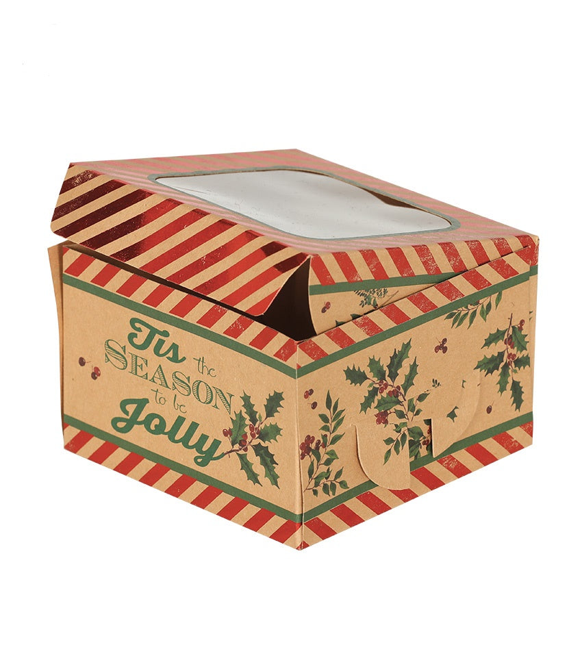 Christmas Cardboard Boxes Set of 3