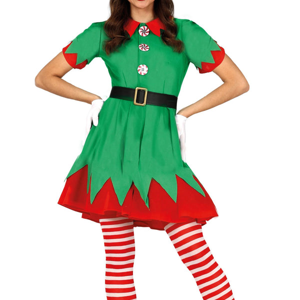 Christmas Elf Costume Ladies Adult