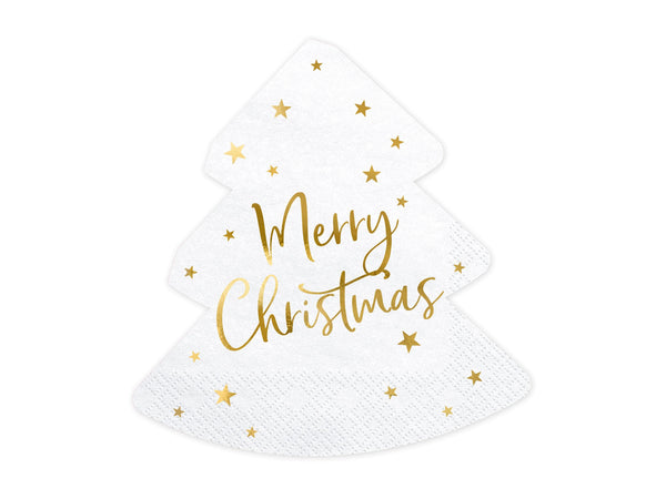 Christmas Tree Paper Napkins Pack of 20