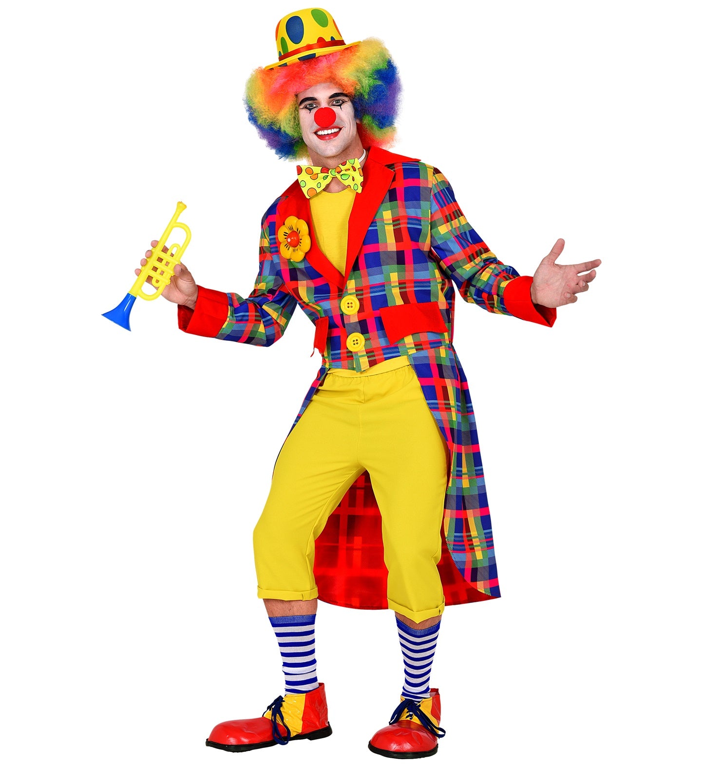 Clown Carnival Tailcoat Jacket Men's
