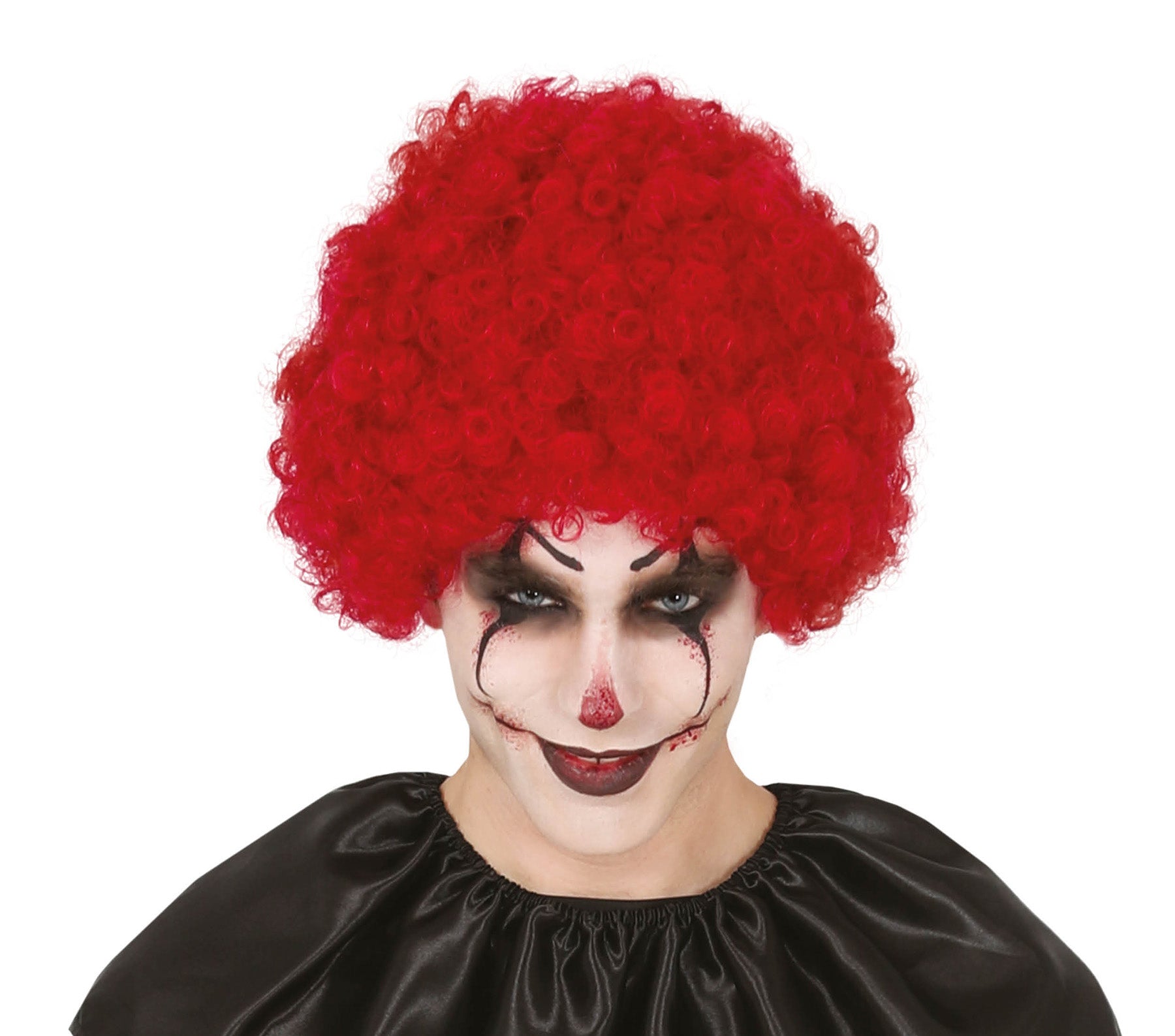 Clown Red Pop Wig 