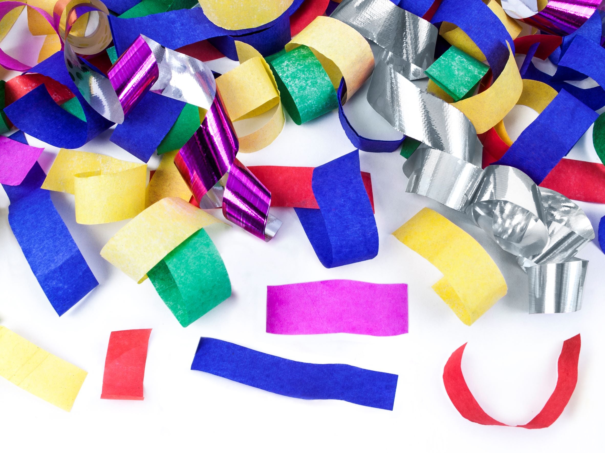 Coloured Paper Confetti and Streamer Cannon party supplies