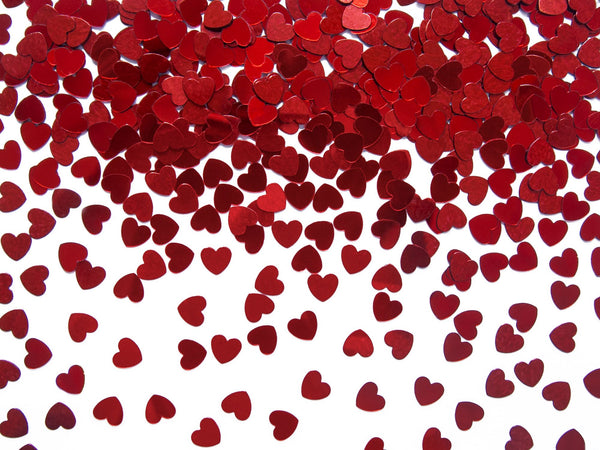 Confetti Hearts Red 5mm