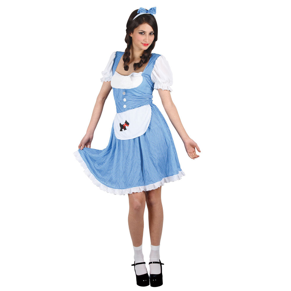 Ladies Country Girl Dorothy fancy dress Costume Adult
