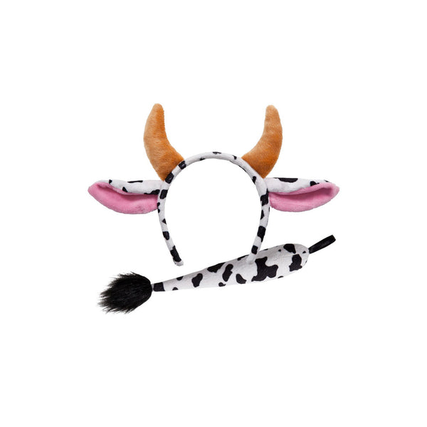 Cow Ears and Tail costume accessory Kit